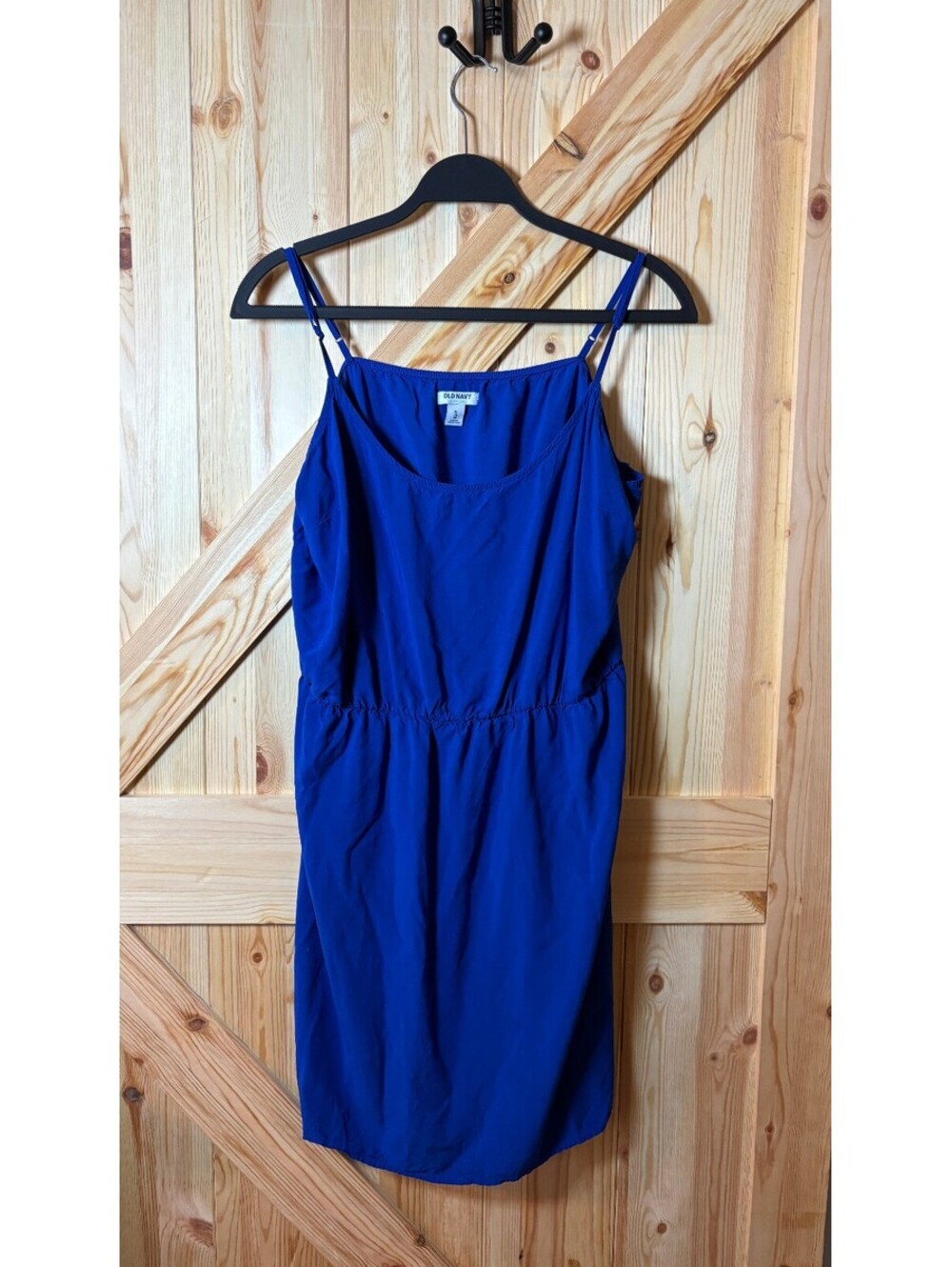 Old Navy Blue Spaghetti Strap Dress XL